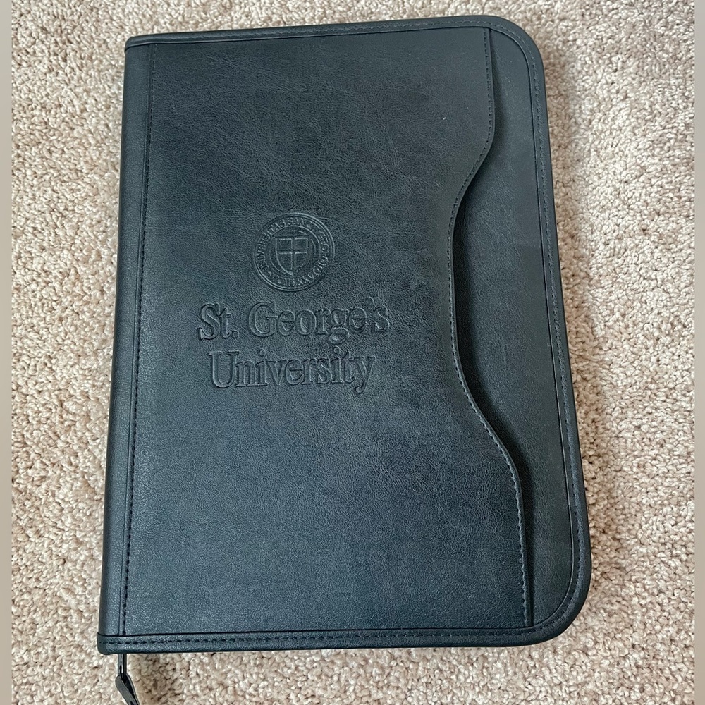 Faux Leather Padfolio from St. George’s Univeristy.